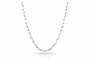 Sterling Silver 925 Rolo Chain  16 inches