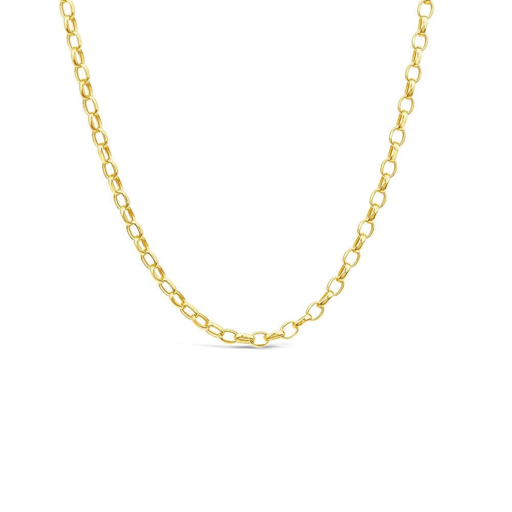 Yellow Gold Cable Linked Chain. 18k, 2.25gr