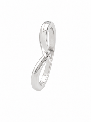 925 Sterling Silver Chevron Ring