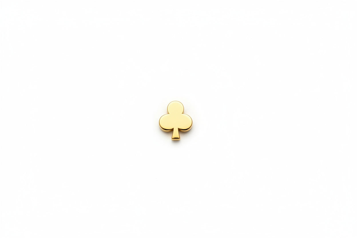 18K Yellow Gold Leaf Pendant 0.87 gr