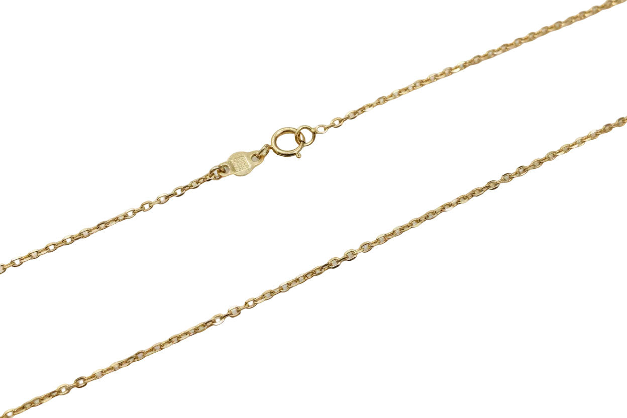 18K Yellow Gold Linked Chain 3 gr 17.5"
