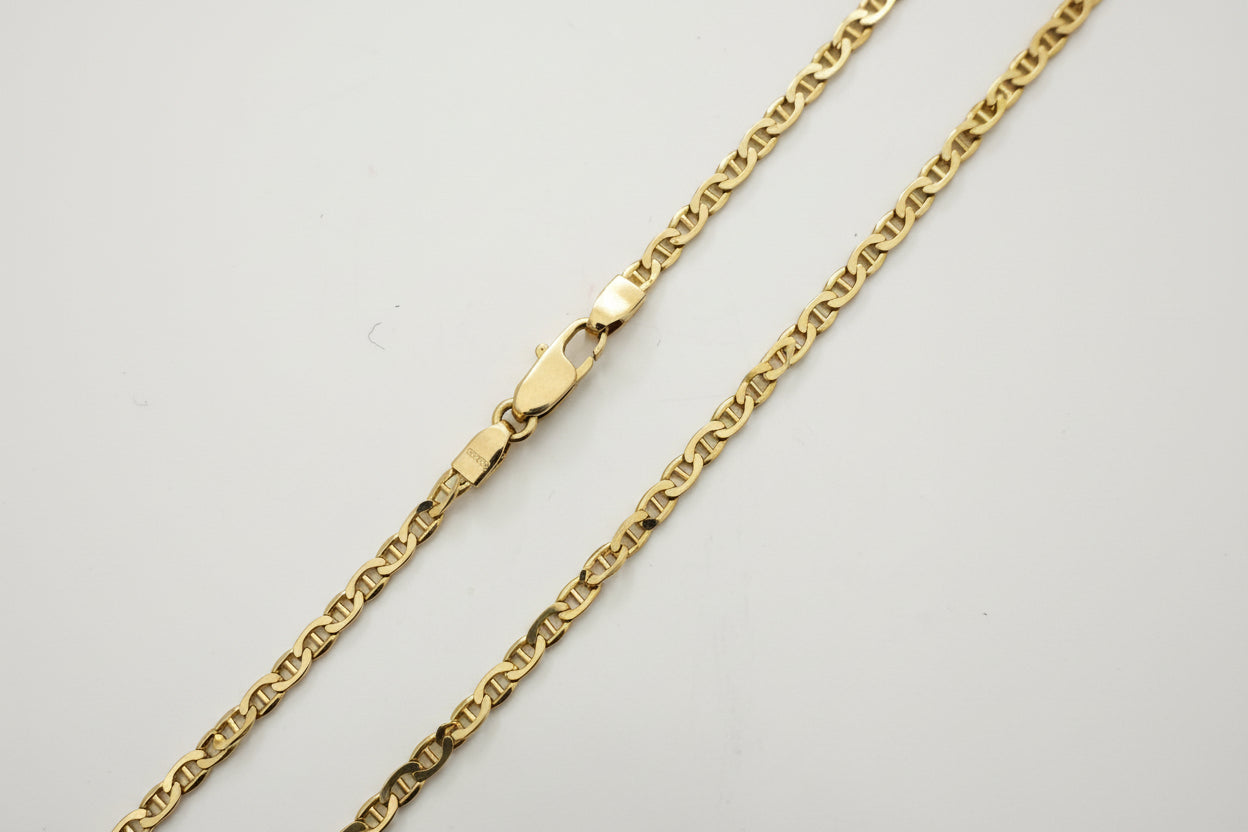 Yellow Gold Mariner Link Chain, 18k, 14.52gr