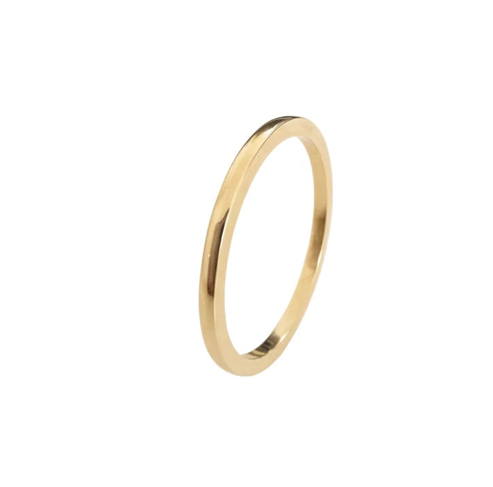 14k Yellow Gold Band Ring