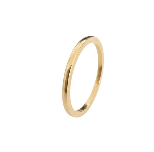 14k Yellow Gold Band Ring