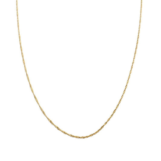 Yellow Rope Gold Chain, 18k, 1.41gr, 18''