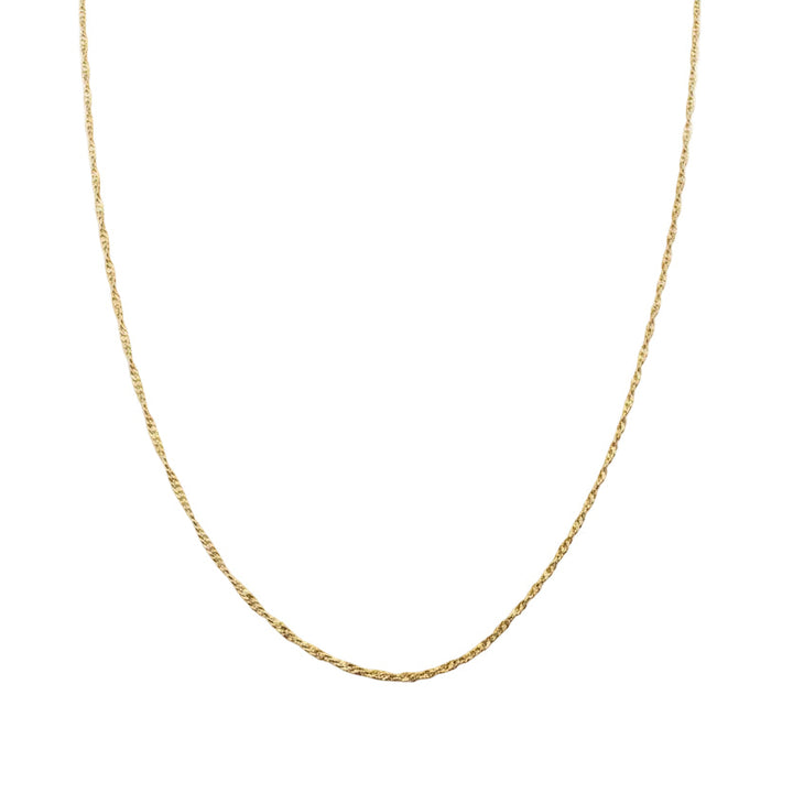 18K Yellow Rope Gold Chain 1.41gr 18