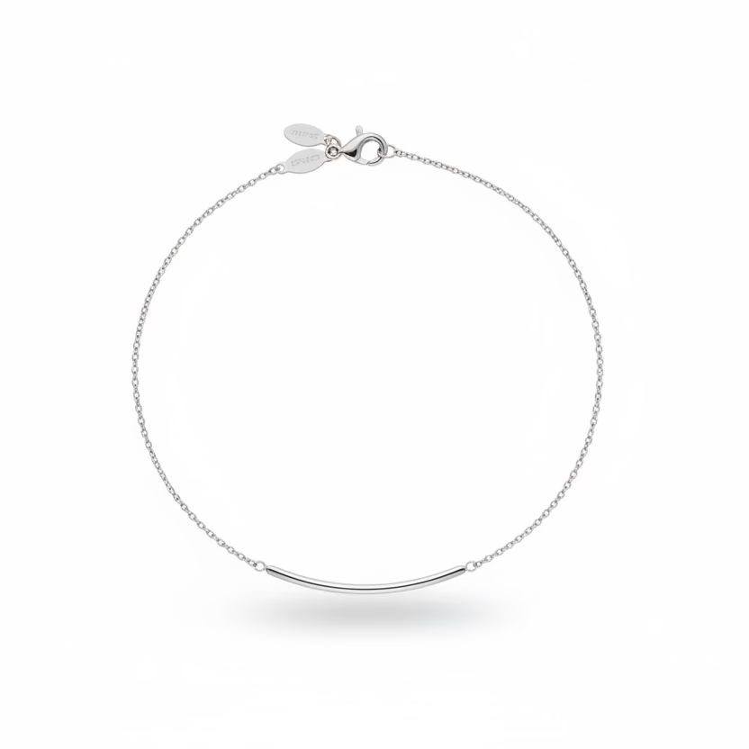 925 Sterling Silver Minimalist Bar Bracelet