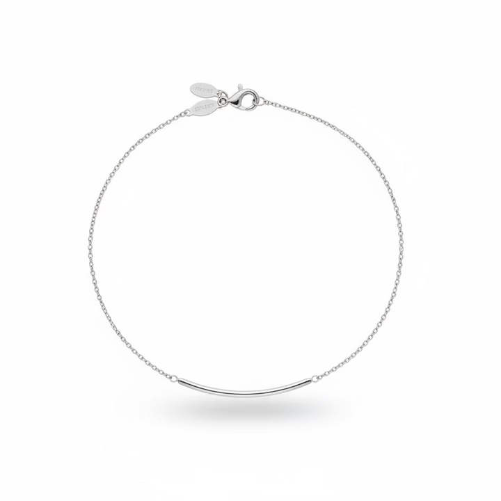 925 Sterling Silver Minimalist Bar Bracelet