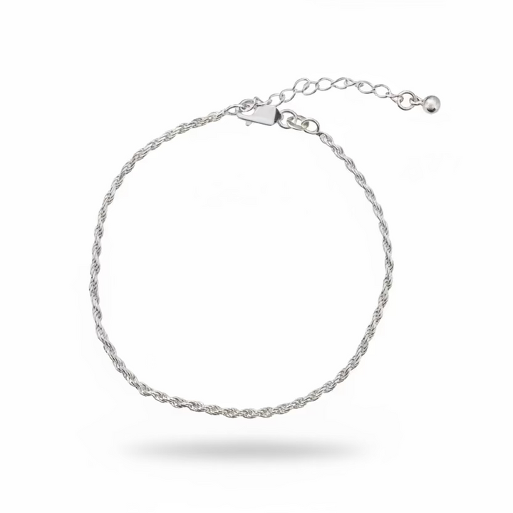 925 Sterling Silver Rope Chain Bracelet