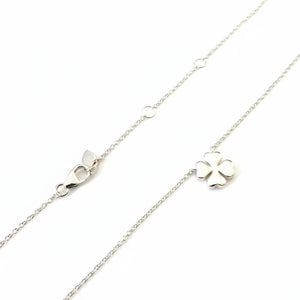 925 Sterling Silver Four-leaf Clover Pendant Necklace