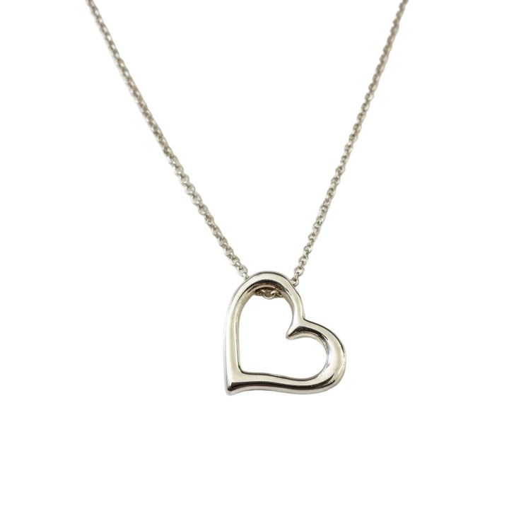 925 Sterling Silver Heart Pendant Necklace