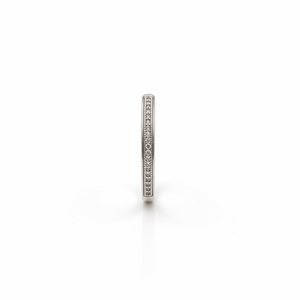 10K White Gold Half Eternity Diamond Ring