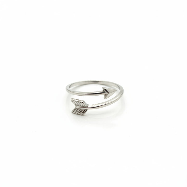 925 Sterling Silver Arrow Bypass  Ring