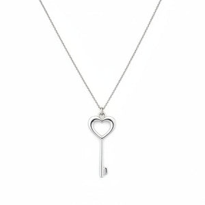 925 Sterling Silver Key Necklace