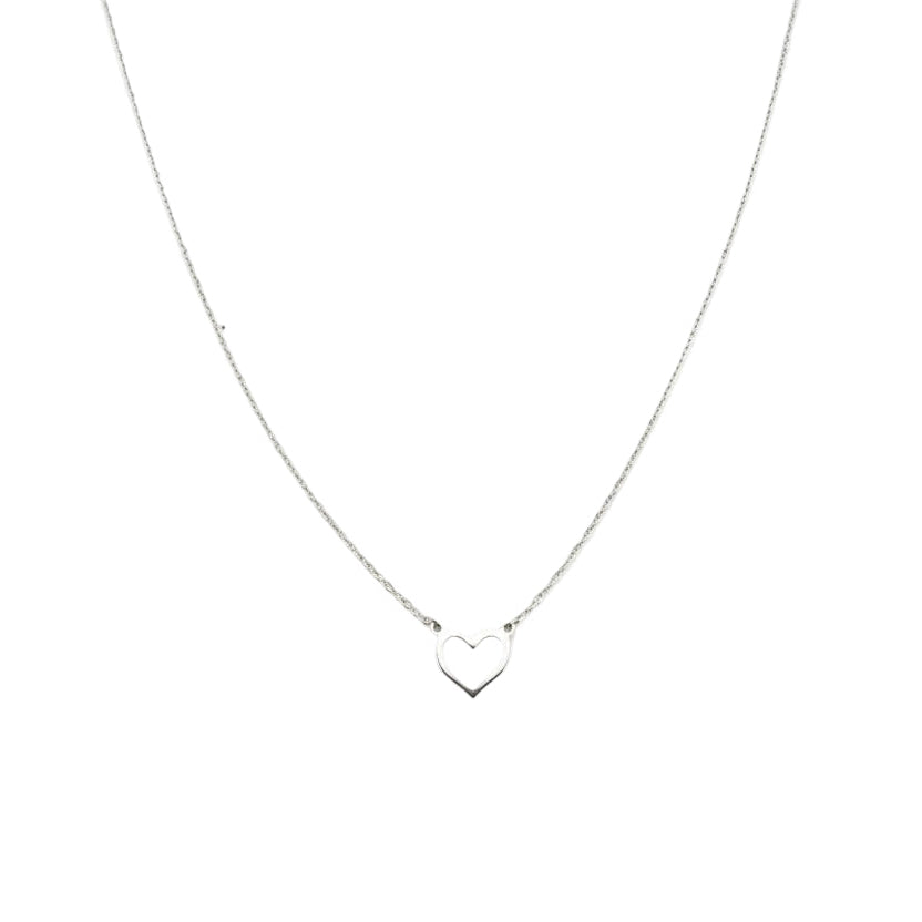 925 Sterling Silver Heart Necklace