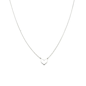 925 Sterling Silver Heart Necklace