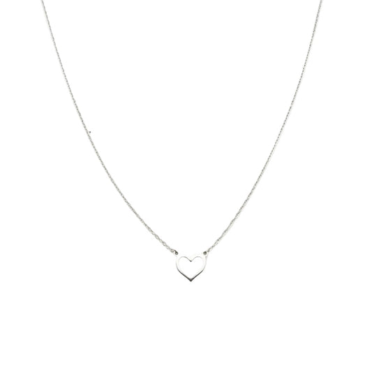 925 Sterling Silver Heart Necklace