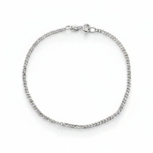925 Sterling Silver Curb Chain Bracelet