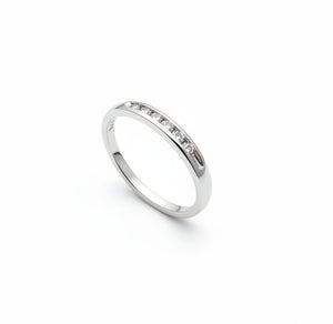14K White Gold Diamonds Band