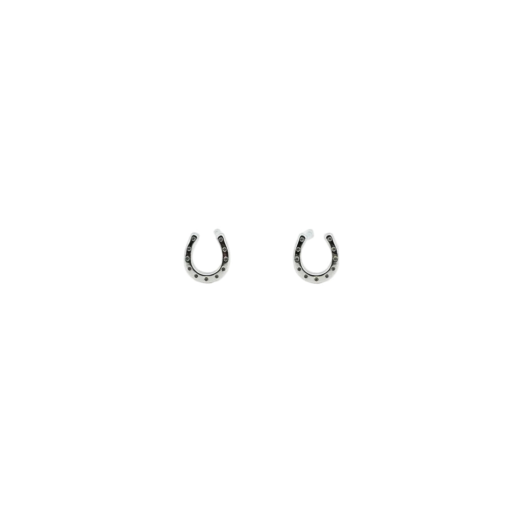 925 Sterling Silver Petite Horseshoe Stud Earrings