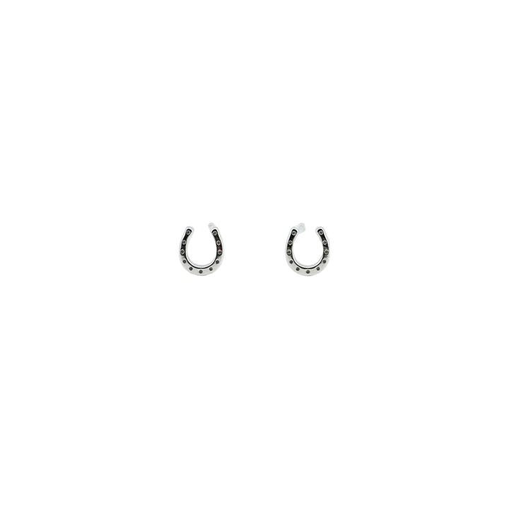 925 Sterling Silver Petite Horseshoe Stud Earrings