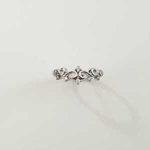 925 Sterling Silver Swirl Vine Ring