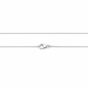 18K White Gold Fine Cable Chain