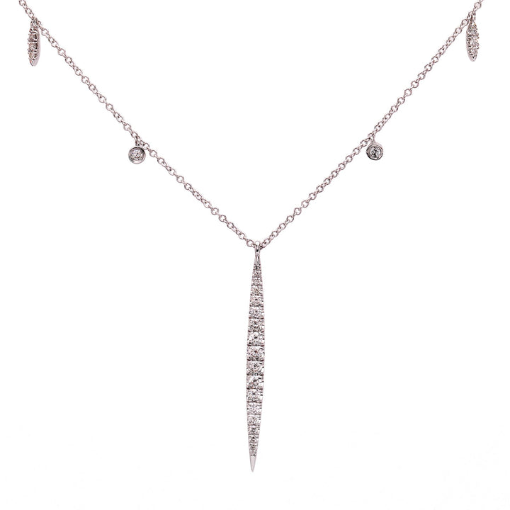 14K White Gold Necklace