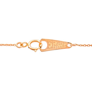 Yellow Gold Necklace pyramid style setting with one Freshwater Pearl. 18k, 2.15gr