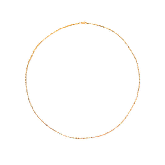 Yellow Gold Box Chain, 18k, 4.26 gr, 20 Inches