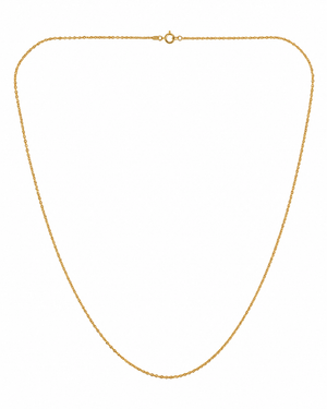 18K Yellow Gold Rope Chain