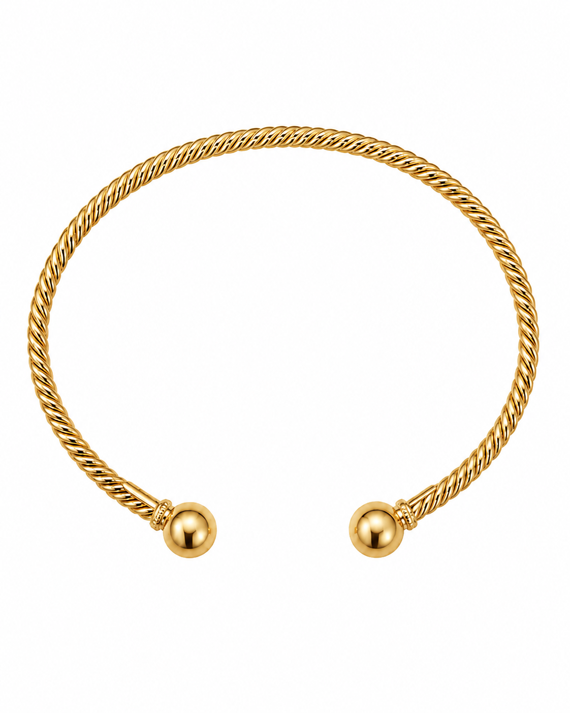 18K Gold David Yurman Solari Cablespira Cuff Bracelet- Resale