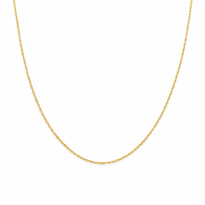14k Yellow Gold twisted chain