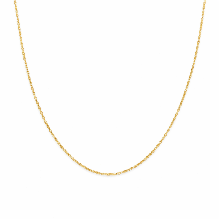 14k Yellow Gold twisted chain
