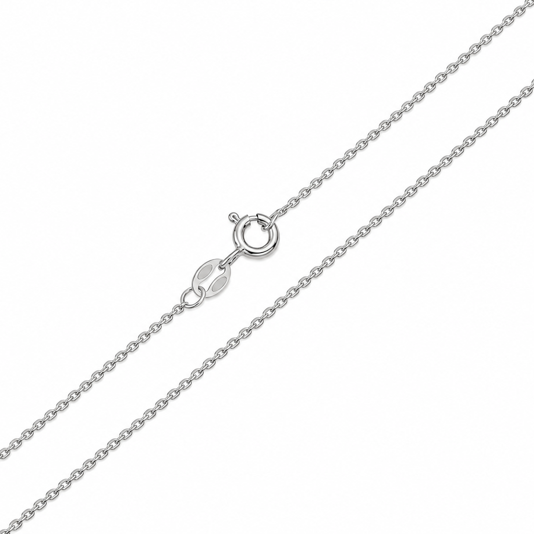 925 Sterling Silver Anchor Chain Necklace