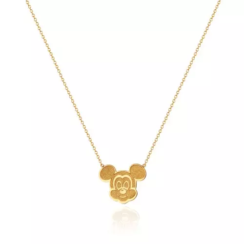 Yellow Gold Micky Mouse kids Necklace 18k 2.29gr