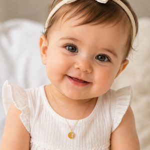 18K Yellow Gold baby Girl Necklace 2.55gr