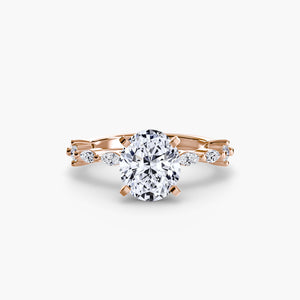 Solitaire with Eternity Pav