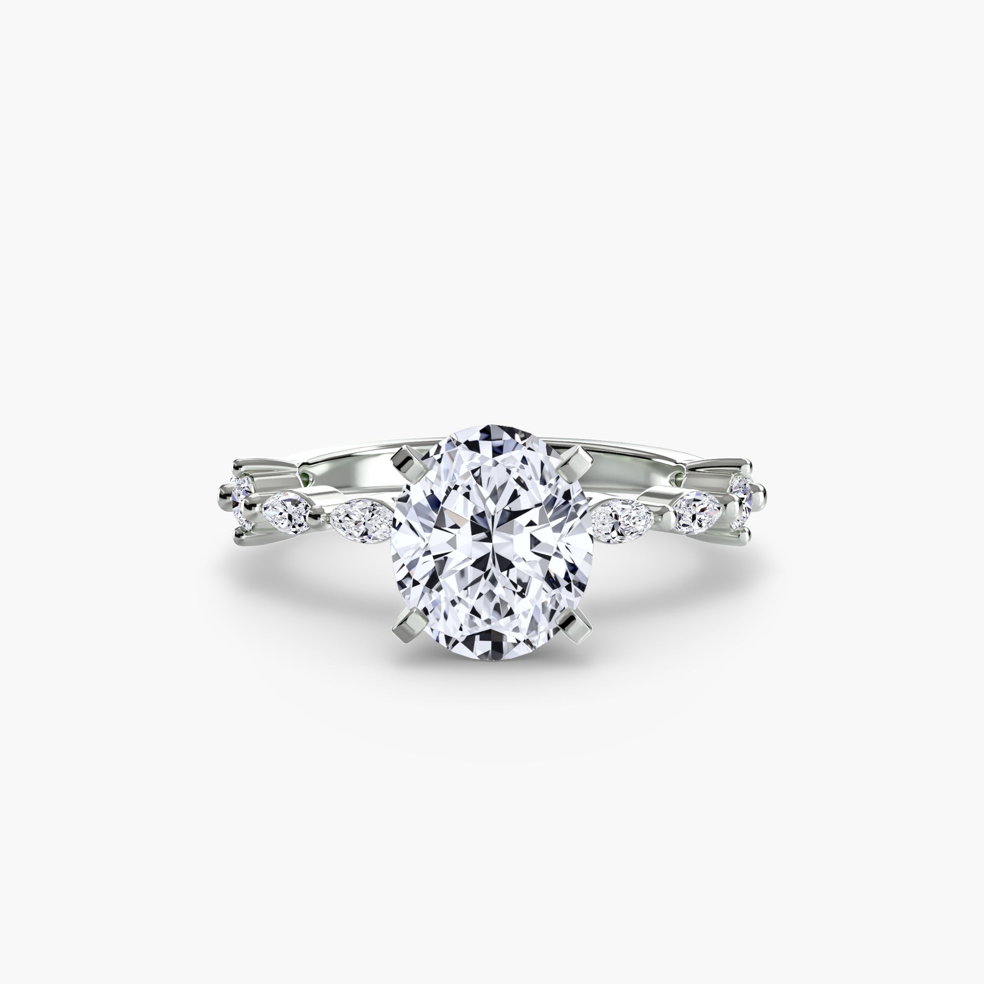 Solitaire with Eternity Pav