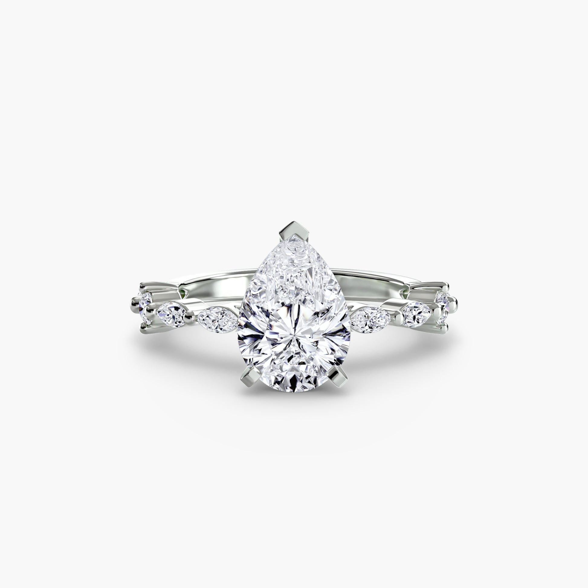 Solitaire with Eternity Pav
