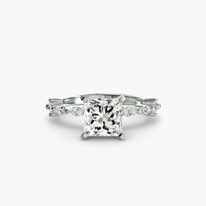 Solitaire with Eternity Pav