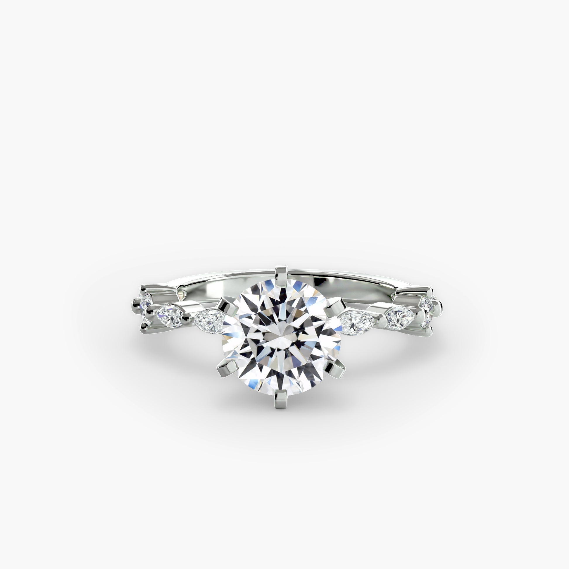 Solitaire with Eternity Pav