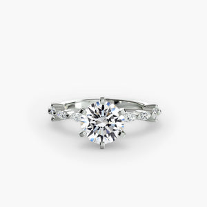 Solitaire with Eternity Pav