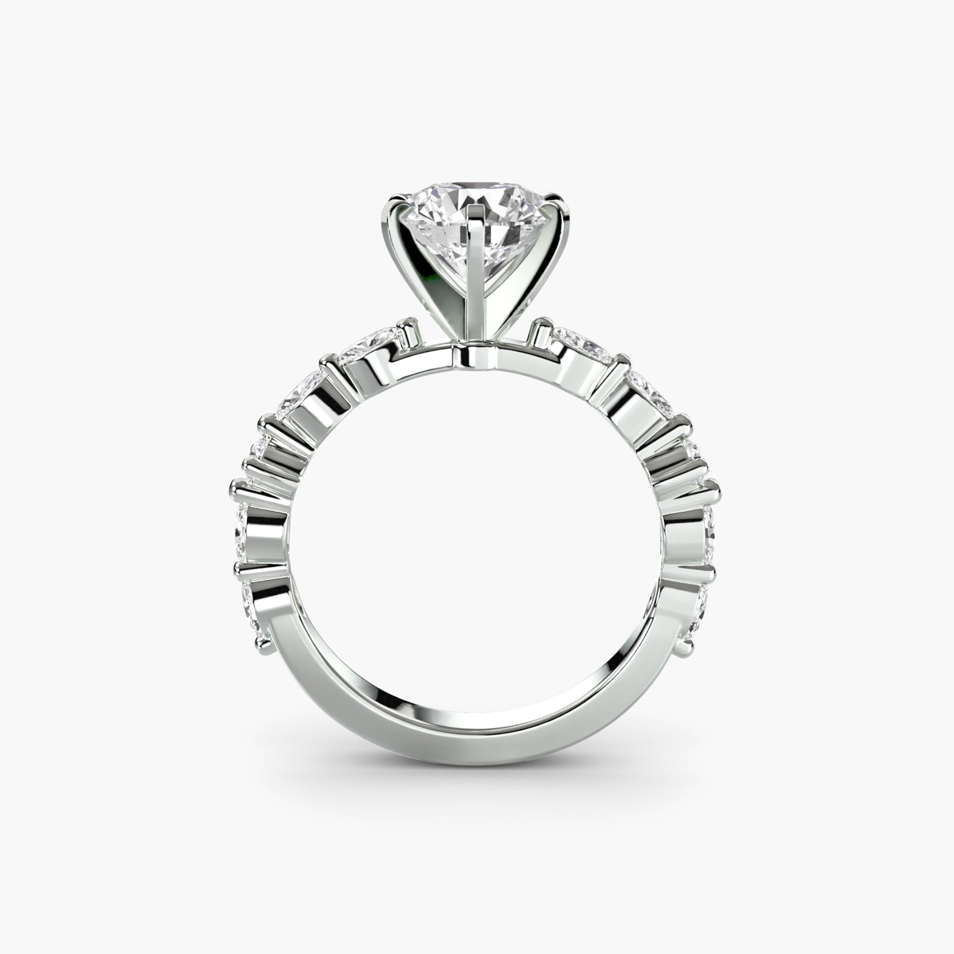 Solitaire with Eternity Pav