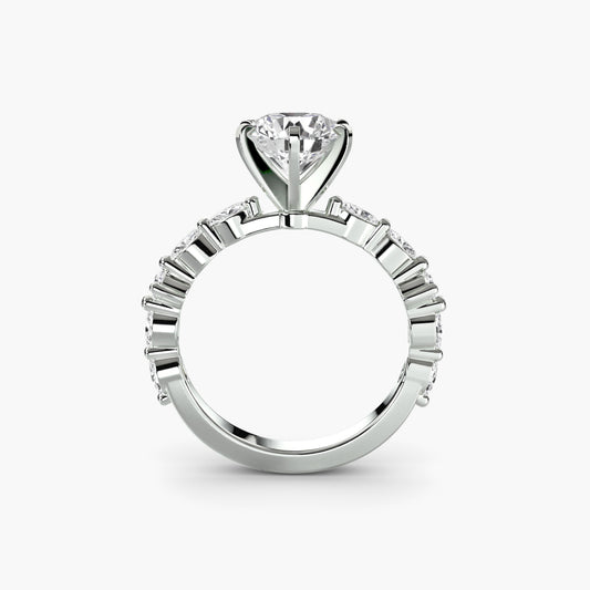 Solitaire with Eternity Pav