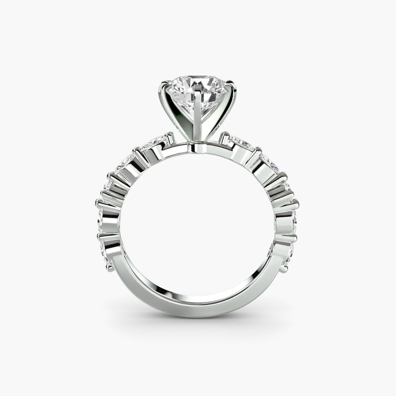 Solitaire with Eternity Pav