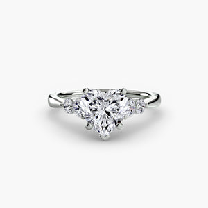 Solitaire with Shoulder Accents 2