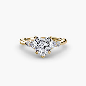 Solitaire with Shoulder Accents 2