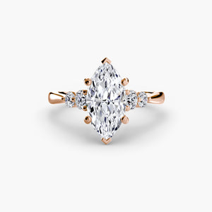 Solitaire with Shoulder Accents 2