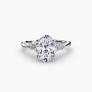 Solitaire with Shoulder Accents 2